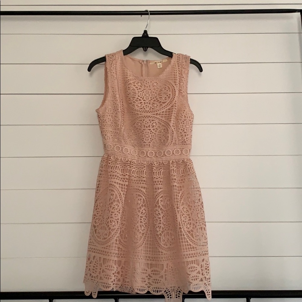 Francescas pink lace dress
